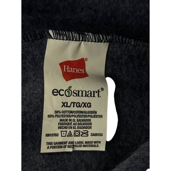 Hanes Ecosmart Women's New Fleece Sweatpants with Open Bottom Legs XL Black Casu - Picture 3 of 6